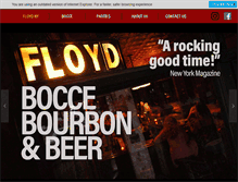 Tablet Screenshot of floydny.com